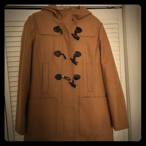 Michael Kors hooded toggle pea coat